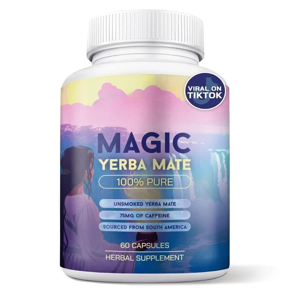 JP Super Yerba Mate Instant Powder - Raspberry Lemonade Flavor | 30 Servings Clean Energy & Focus Boost | Gut Support