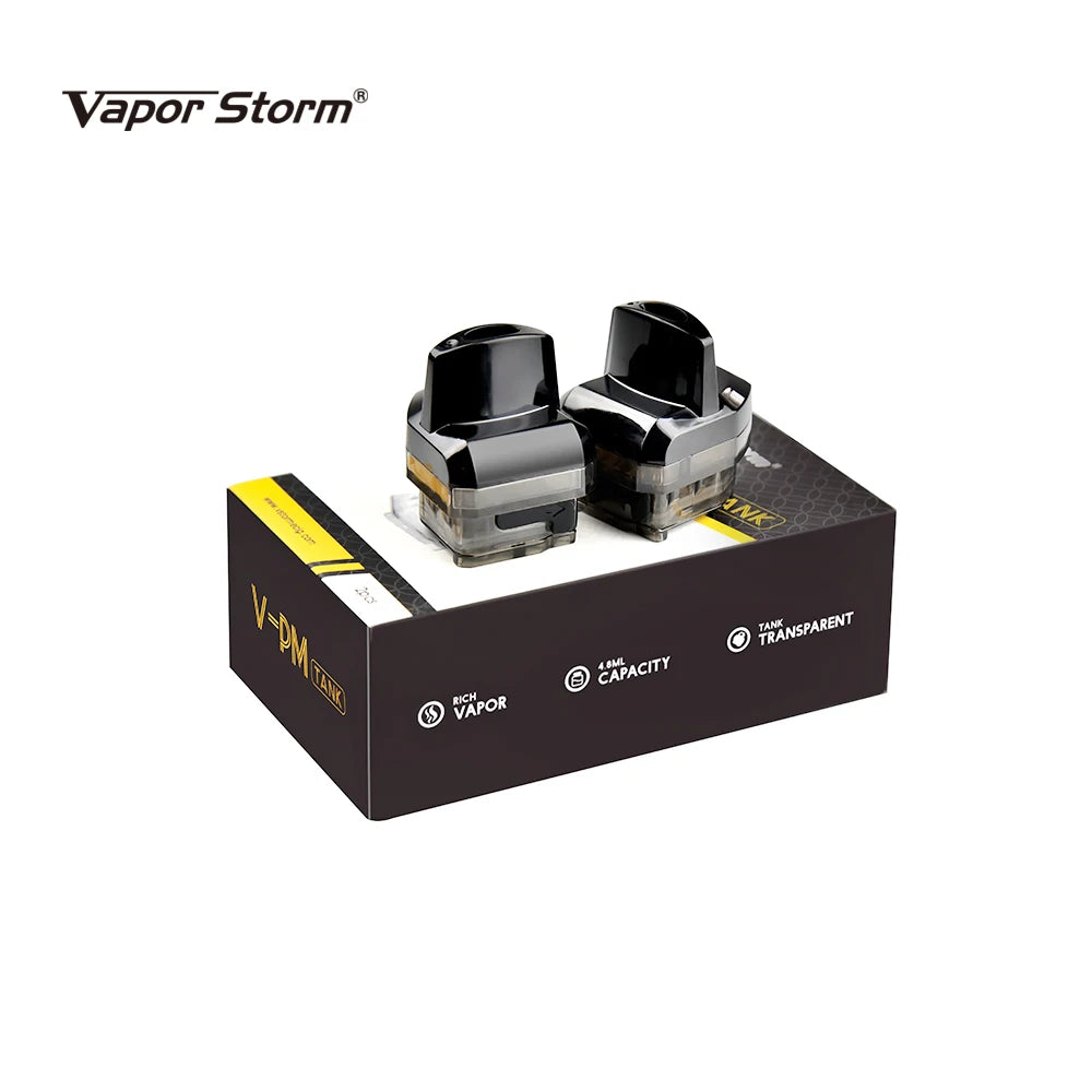 Vapor Storm VPM40 40W Pod Mod Starter Kit Mesh Coils 4.8ml Cartridge fit 18650 Battery E Cigarette V-PM40 Nova Nord Drag System