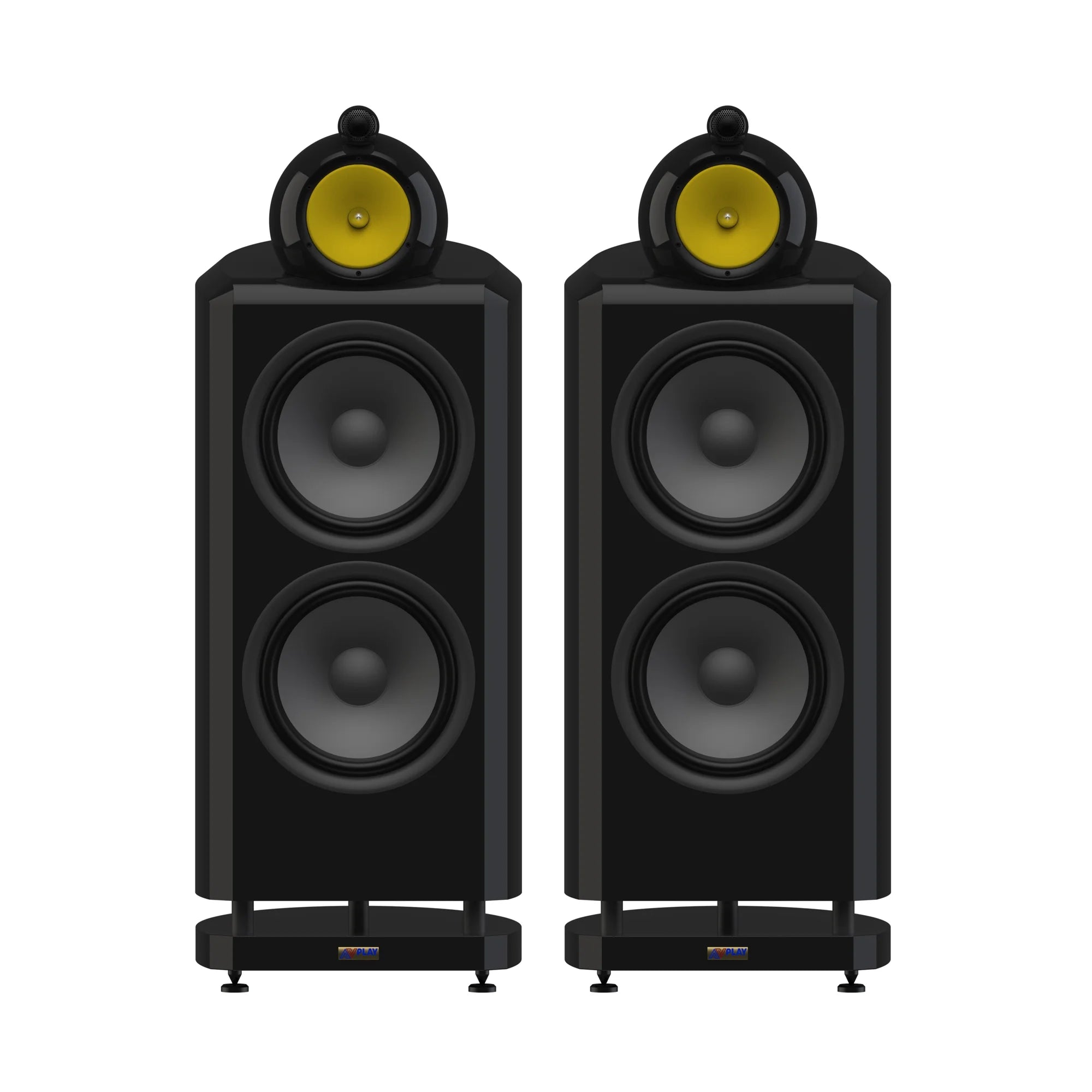 New Version AVplay M212-BF 3-Way Dual 12-Inch Woofer HiFi Loudspeaker Sensitivity 89dB 100-500W /4ohm Horn midrange Speakers