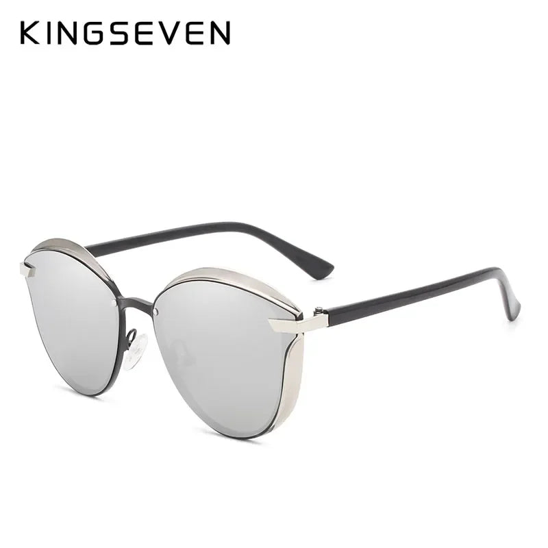 KINGSEVEN Cat Eye Polarized Sunglasses Women Luxury Ladies Fashion High Quality Driving Glasses Antu-UV400 Protection Eyewear