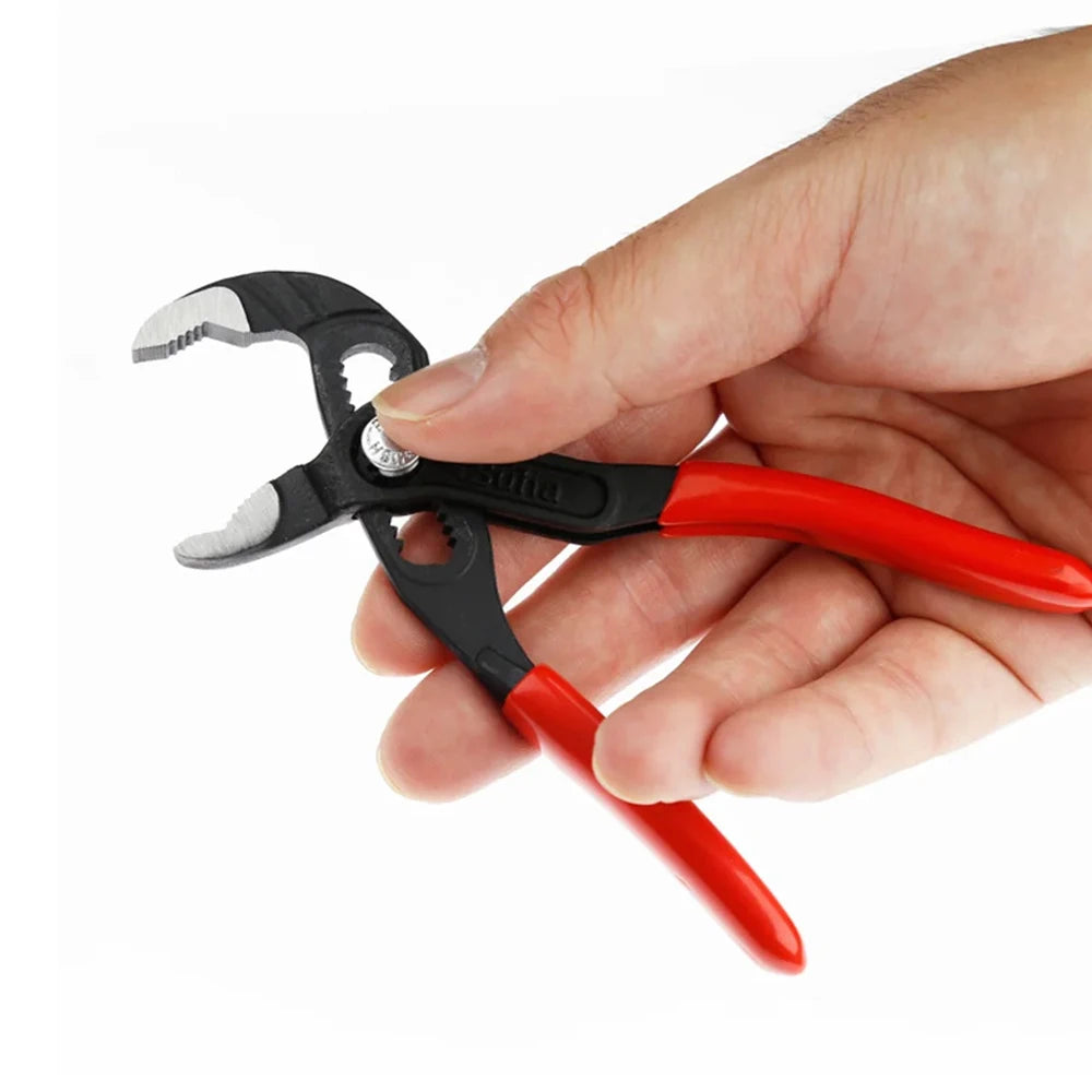 Pintudy Portable 5inch Mini Adjustable Stenciled Crescent Wrench Small Pipe Pliers Multi Functional Shifting Spanner Pump Clamp
