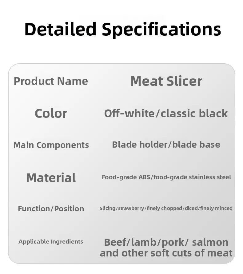 Stainless Steel Multifunctional Cutter for Home Kitchen Slices Thin Meat Diced  Meat Strips Kitchen Meat Cutting Tool