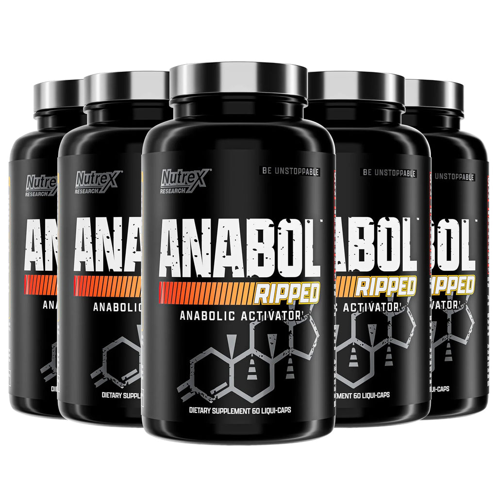 60pcs Anabol Ripped Anabolic Muscle Builder for Men, 2-in-1 Muscle Builder and Shredding Supplement