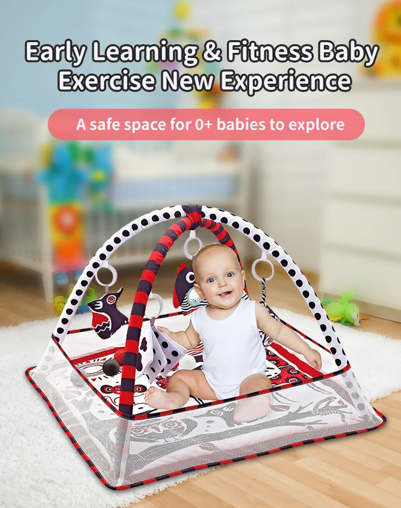 Baby Early Education Toys Mat Infant Fitness Gym Activity Center Play Mat Cognitive Development Puzzle Newborn Toys Ideal Gift