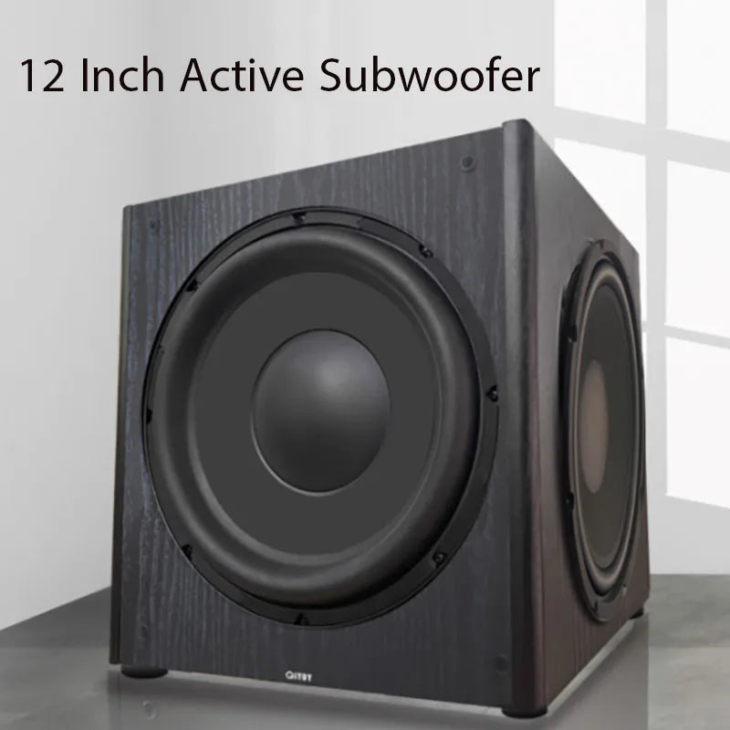 AOSIBAO 12 Inch Active Subwoofer 400W High Power Audio Speaker HIFI Home Theater Super Bass Speakers Three Woofer Loudspeakers