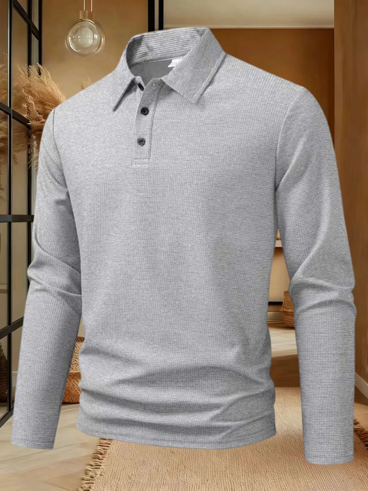 2026 New Men's Business Casual Long Sleeve Polo T-shirt Summer Comfortable Breathable Top male fFormal Occasions