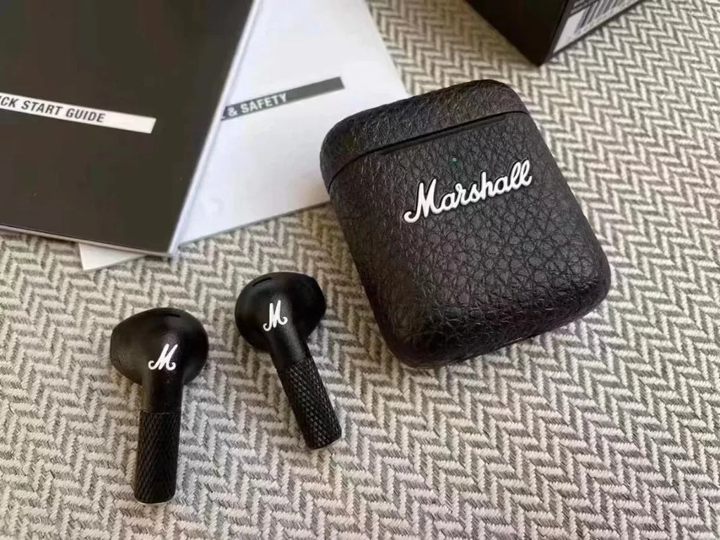 Marshall MINOR III 100%Original Earphones Wireless Bluetooth 5.1 Headphones Sports Denoise Hi-Fi Bass Subwoofer Music Headset