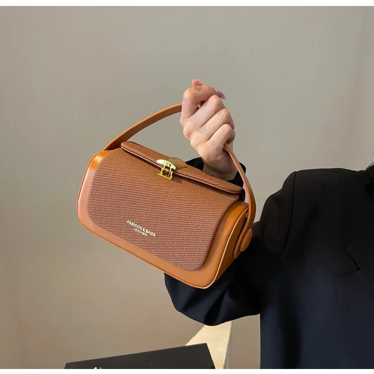 Simple Fashion Mini Square Women Crossbody Bags 2026 Luxury Designer Purses And Handbags Box Shape Pure Color Shoulder Satchels