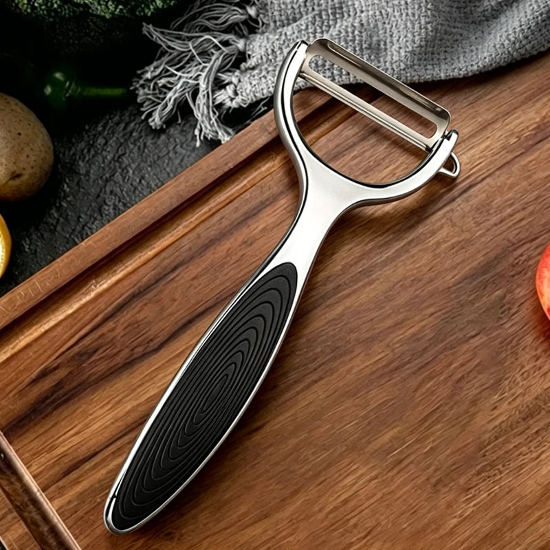 Multi-Function Kitchen-Specific Peeler for Slicing Fruit and Vegetables Stainless Steel Kitchen Peeler with Steel Handle