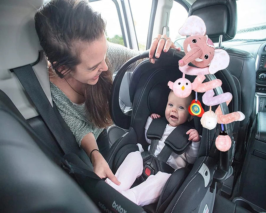 Car Seat Toys Newborn Toys Stroller Toy Baby Toys Carseat Toy for Infants for Carseat Stroller Crib with Music Rattles Teether