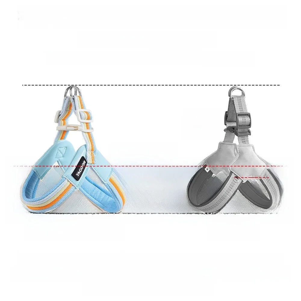 Hakimi Leash Dog Walking Harness Breathable Lightweight No Pulling Neck Collar for Small to Medium Dogs like Shiba Inu And Corgi