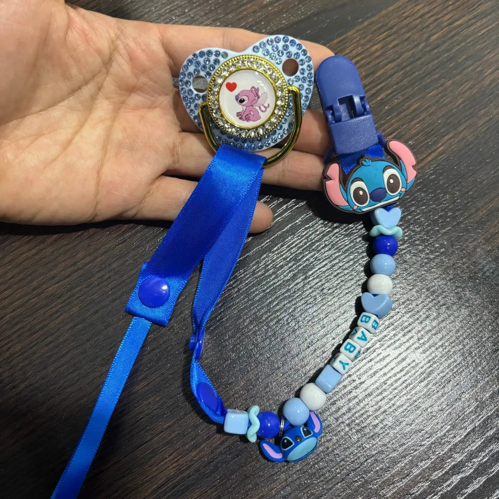 Chewing nipple clip  cute pacifier holder & baby pacifier clip Newborn pacifier feeding gift suitable for babies aged 0 - 8M
