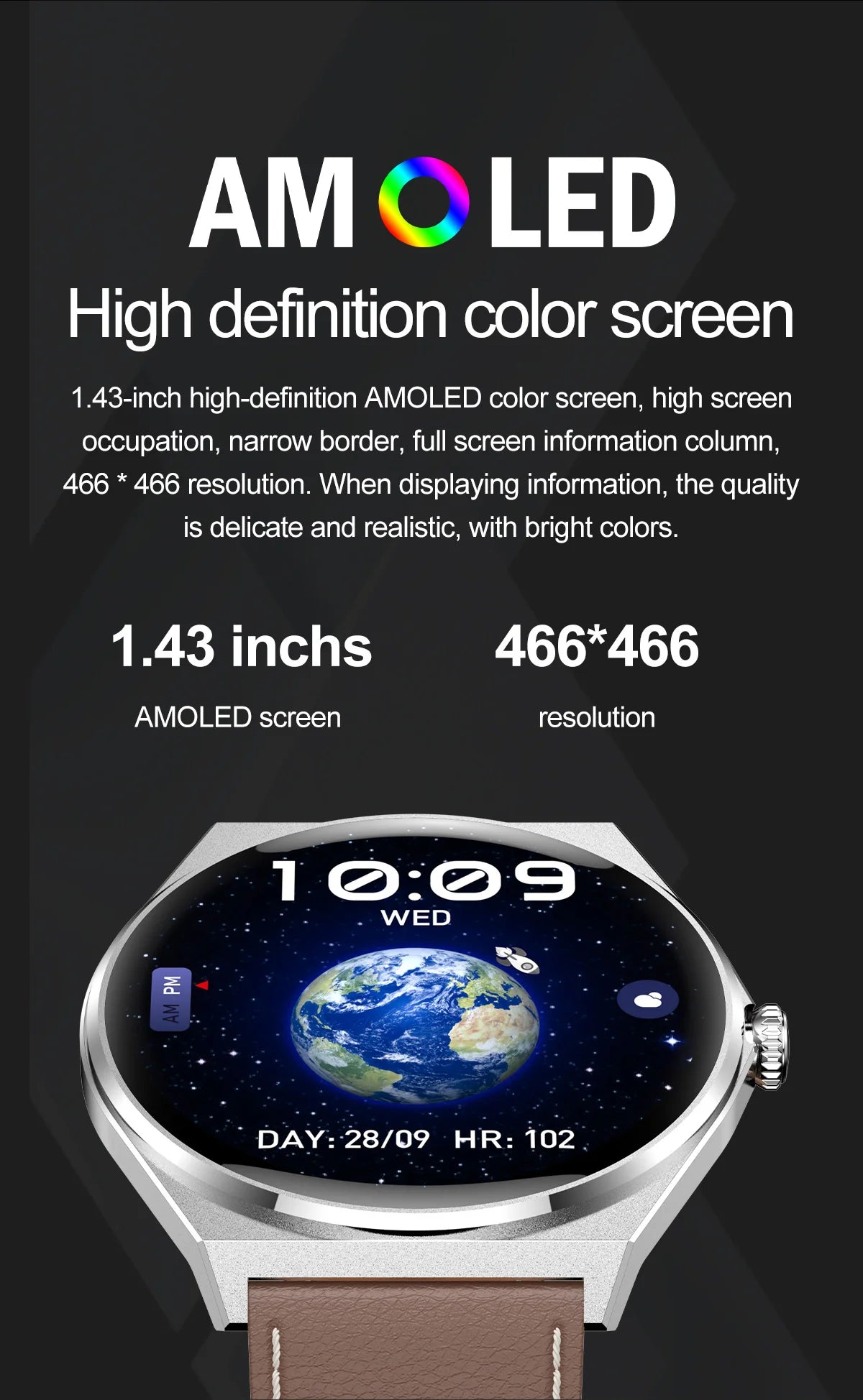 DAORKOW New Ultra thin Wireless Call SmartWatch Women Watches Men Sports Fitness Tracker Heart Rate Smartwatches For Android IOS