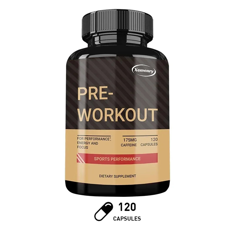 Pre-Workout Supplement - Promote Muscle Growth, Increase Strength and Improve Exercise Recovery