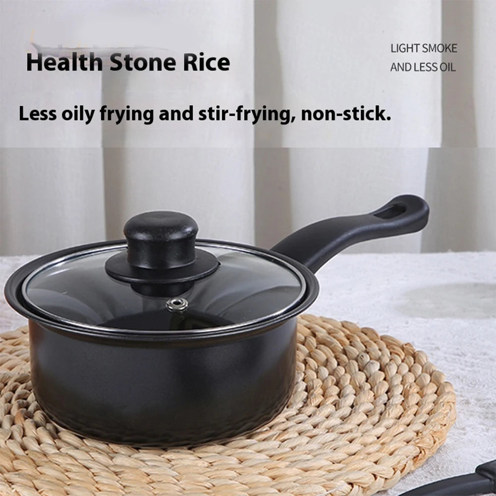 12-Piece Luxury Non-Stick Cookware Set Frying pan Casserole Dish Wok Skillet Versatile Stylish Durable Outdoor Set for All Types