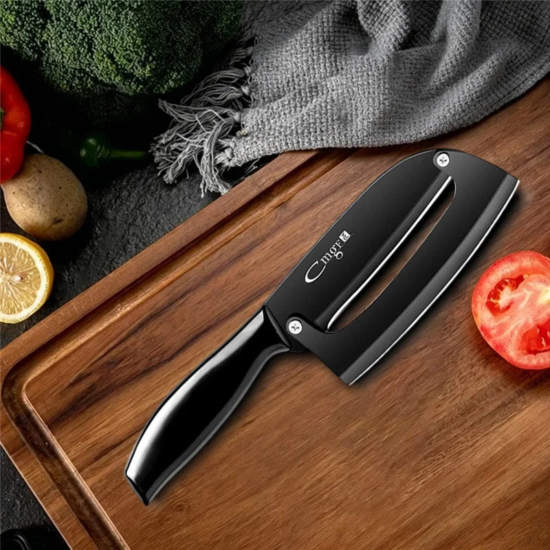 Multi-Function Kitchen-Specific Peeler for Slicing Fruit and Vegetables Stainless Steel Kitchen Peeler with Steel Handle