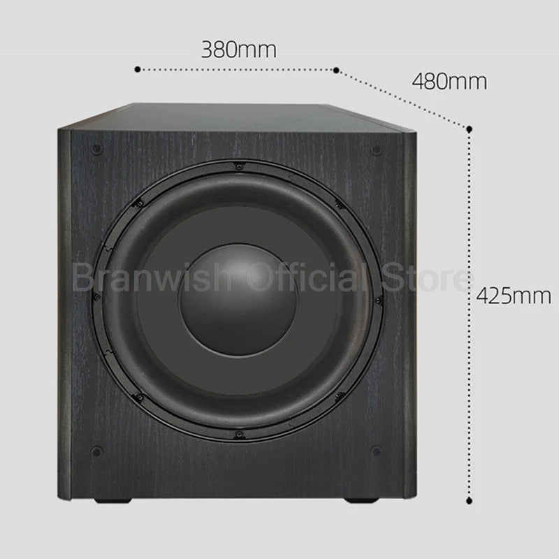 12 Inch Active Subwoofer 400W Powerful Speaker HiFi 3-Driver Loudspeakers Built-in Amplifier Audio For Home Theater Sound System