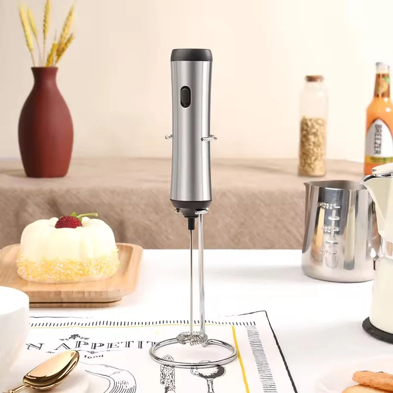 Wireless Electric Mini Milk Frother Coffee Whisk Egg Beater Blender Portable Stirrer Cappuccino Maker for Kitchen Cooking Tools