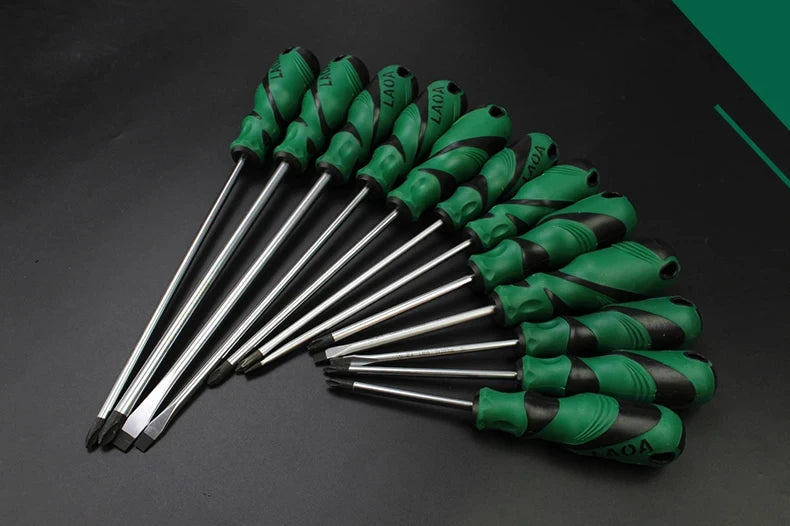 LAOA2pcsS2 alloy steel screwdriver household screwdriver phillips screwdriver screwdriver repair with magnetic