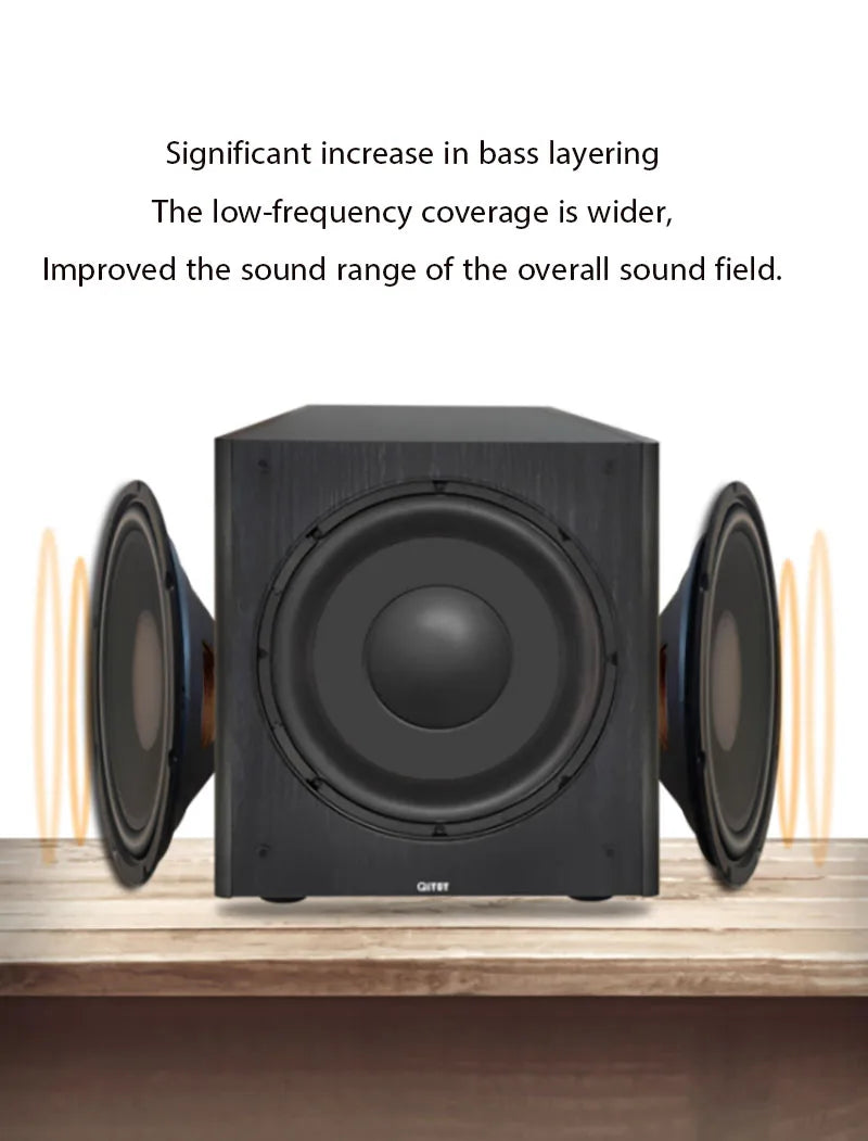 AOSIBAO 12 Inch Active Subwoofer 400W High Power Audio Speaker HIFI Home Theater Super Bass Speakers Three Woofer Loudspeakers