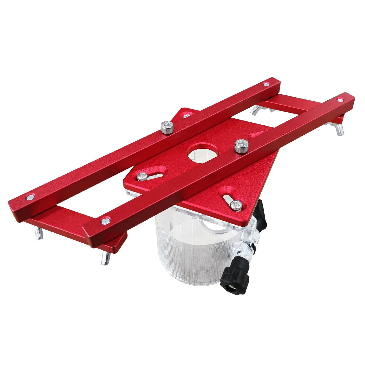 2 in 1 Center Invisible Fastener Slotting Bracket, Woodworking Grooving for Cabinet Furniture Install Invisible Screw Fasteners