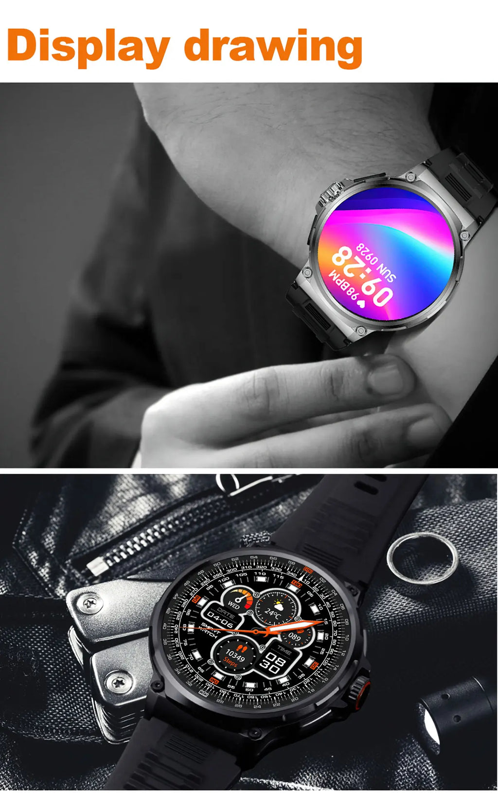 2025 New V69 1.85  Inch HD Bluetooth Call 710mAh Smart Watch Men Sports Fitness Tracker Heart Monitor Smartwatch For Android IOS