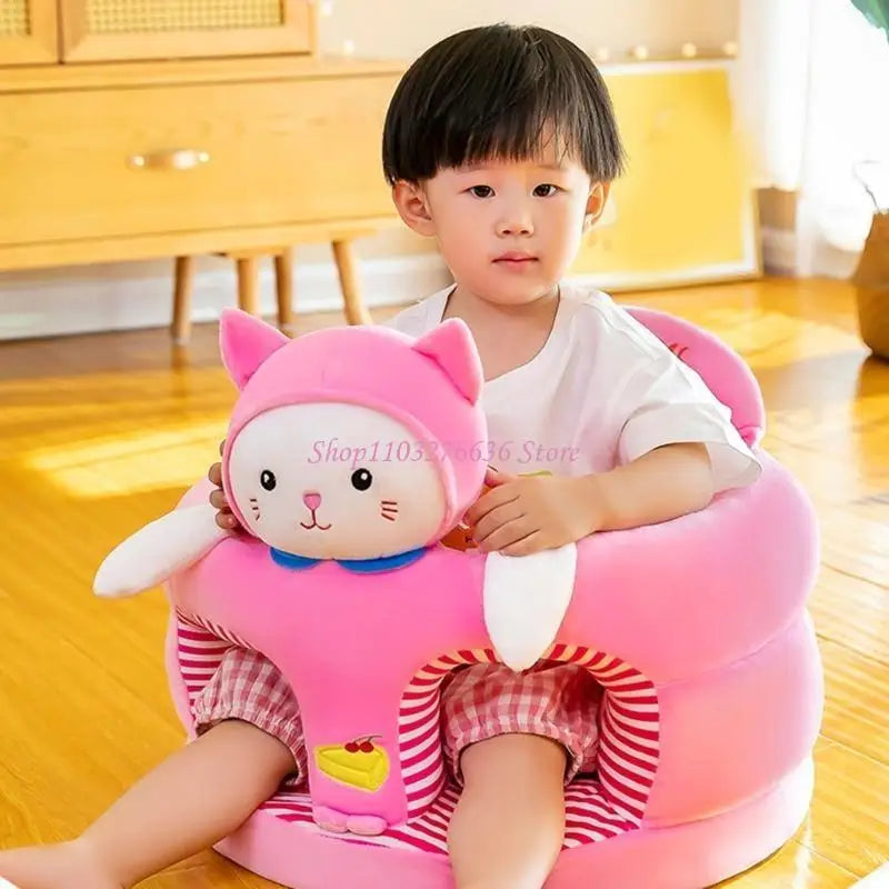 R6FD Baby Learning Sit Sofa Chair Cartoon Toddler Couch for Infants & Toddlers