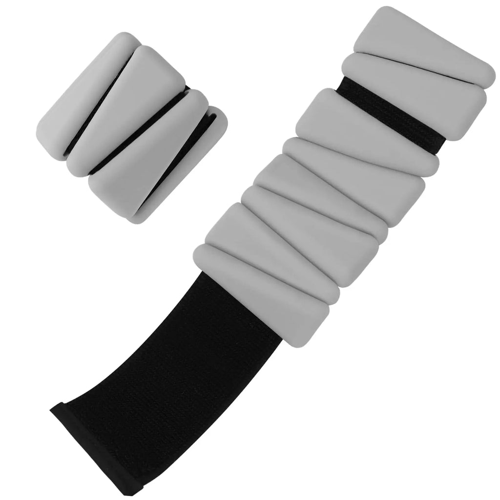 2000g Yoga Wrist Weight Bands Adjustable Ankle and Wrist Weight Bracelets Running Exercise Weighted Wrist Bands Fitness Training
