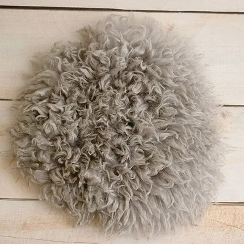 Flokati 100% Wool Blanket Mats Baby Photography Props Newborn Wrap Backdrop Prop for Newborns Photo Shoot Fotografia Accessories