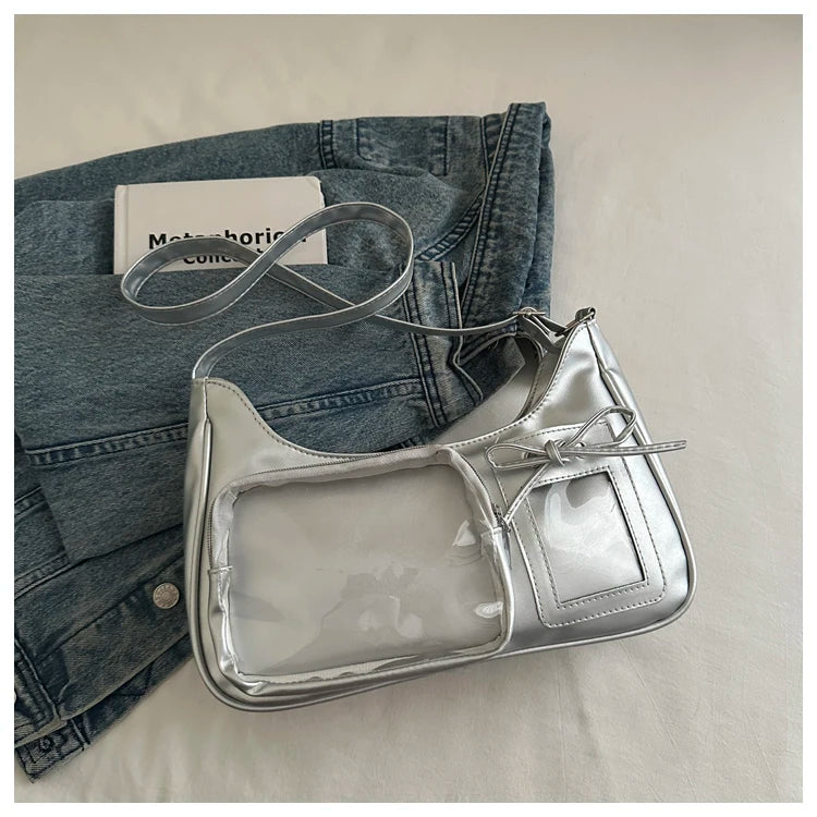 Design Sensation Single Shoulder Slant Crossbody Bag Basic Model Grain Bag Pain Bag for Girls Soft Synthetic Leather Sq...