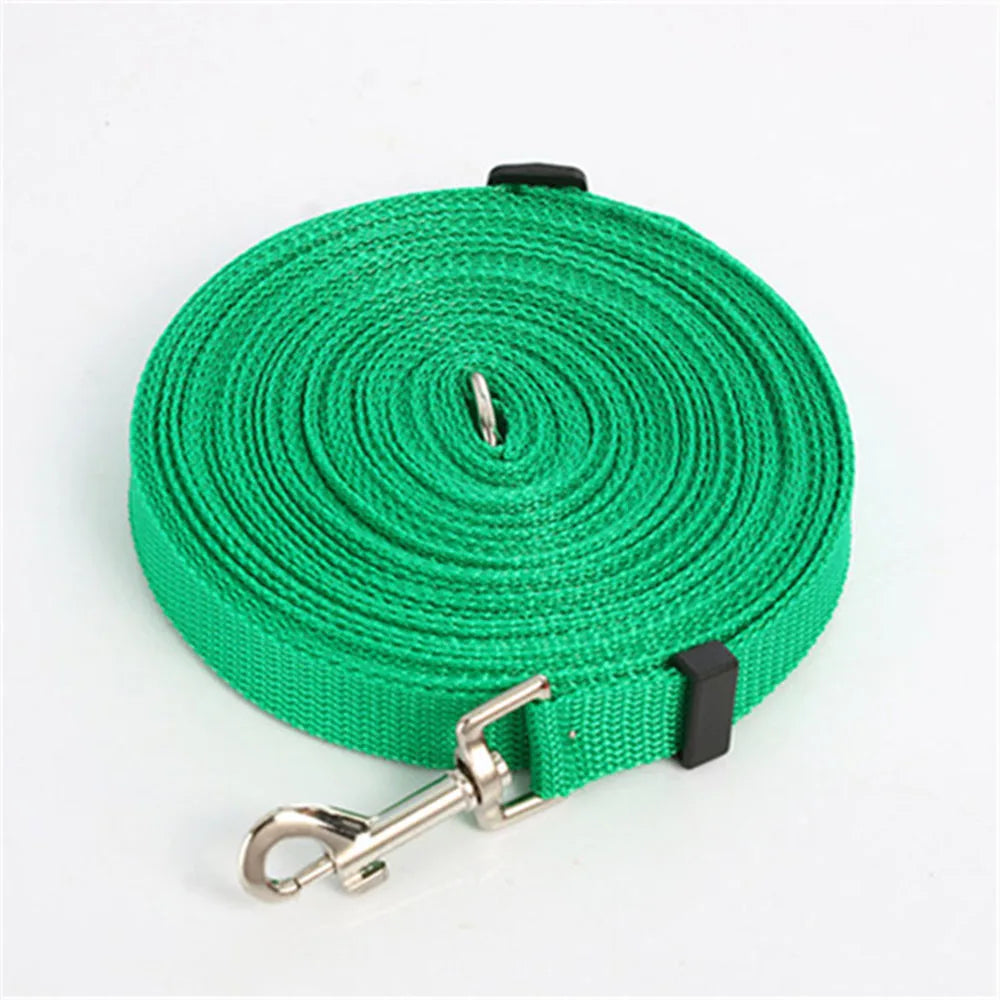 Long Dog Training Leash Tracking Line Puppy Obedience Recall Training Agility Lead 10m 20m 30m 50m Leash for Play Camp Backyard