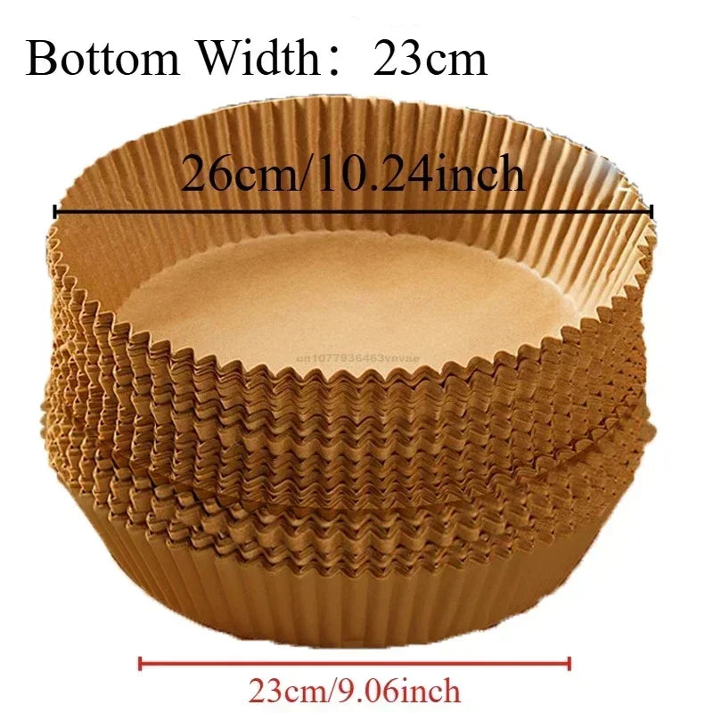 Disposable Baking Paper Hot Air Fryer Paper Airfryer Cooking Baking Reusable Oven Food Waxed Paper Foil Kitchen Tools