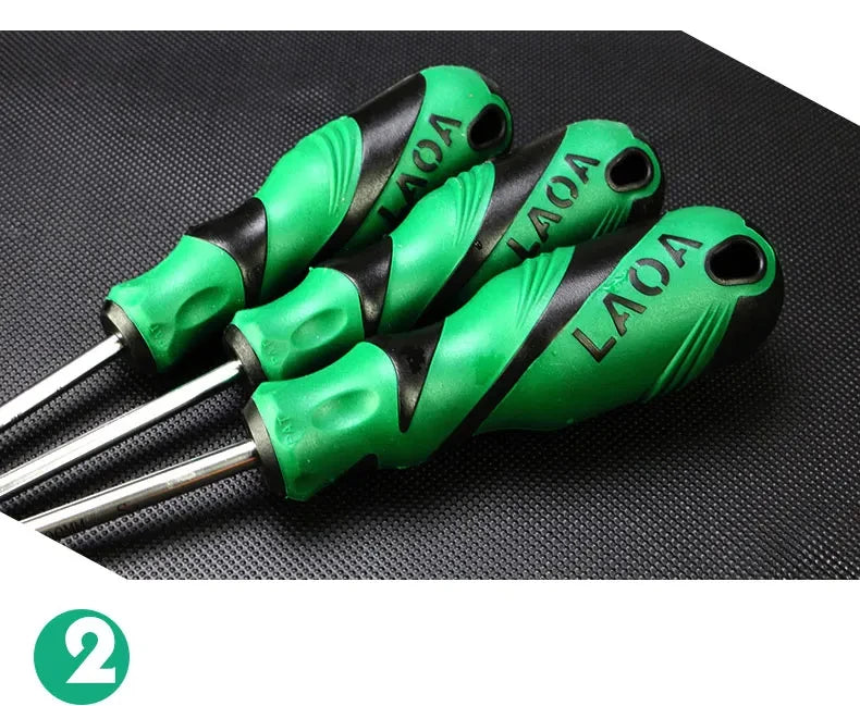 LAOA2pcsS2 alloy steel screwdriver household screwdriver phillips screwdriver screwdriver repair with magnetic