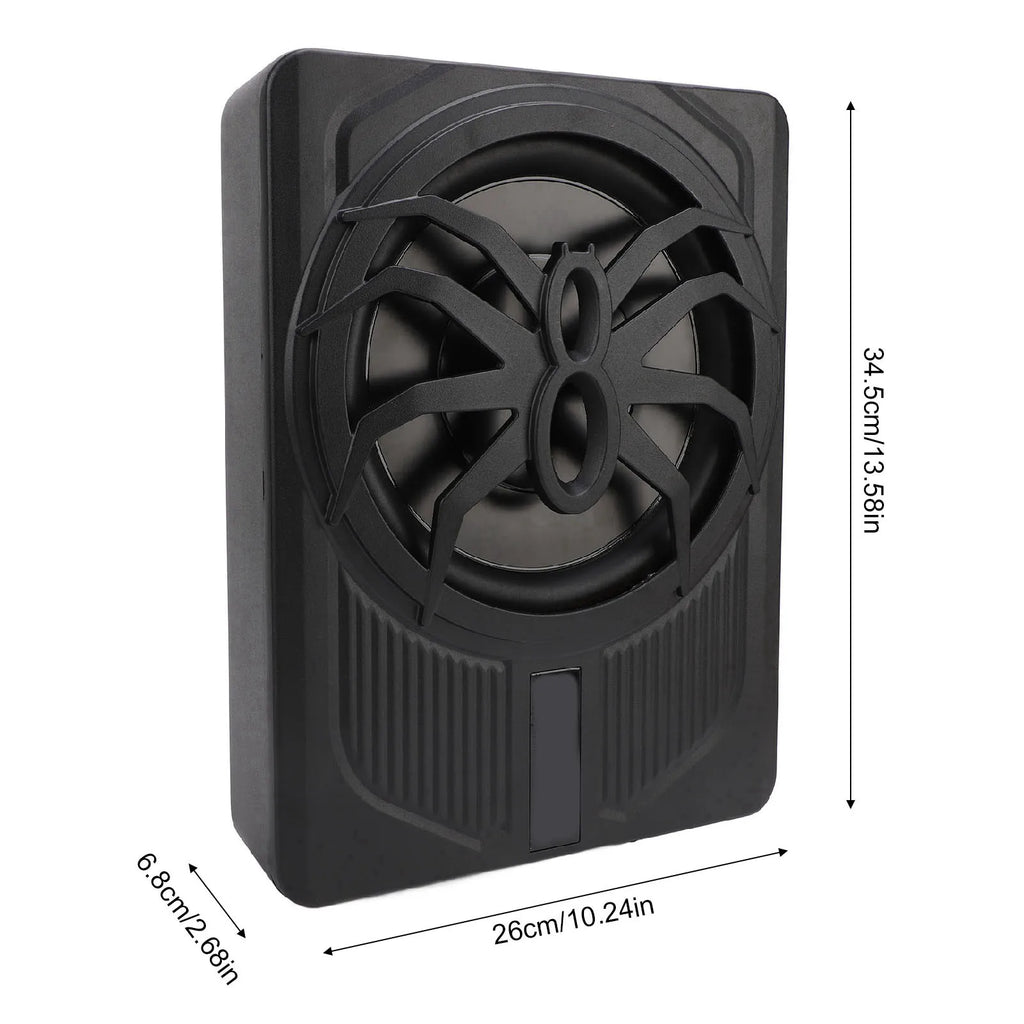 Slim Underseat Powered Car Subwoofer 10in 800W with LED  Light Excellent Heat Dissipation Performance Car Subwoofer