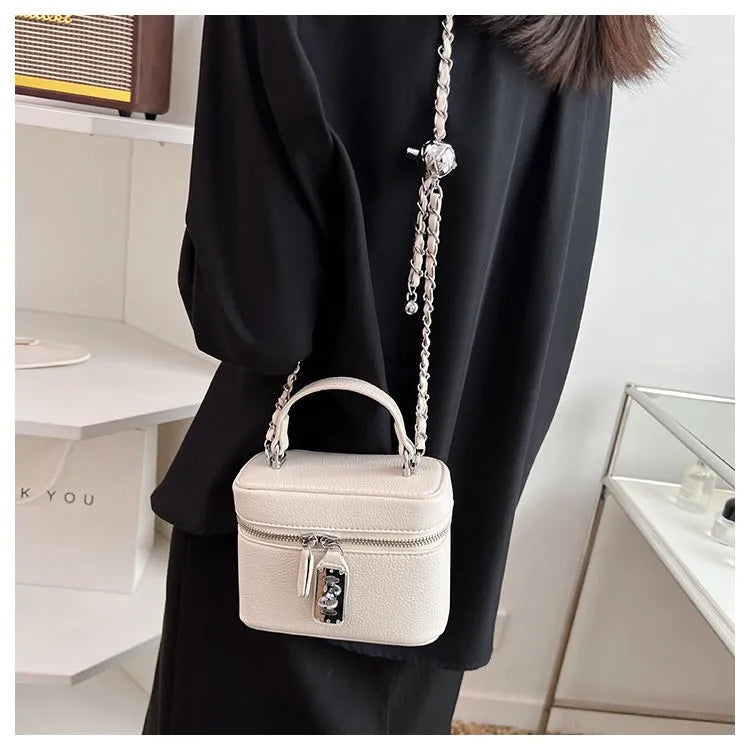 Fashionable Chain Strap  Square Bag for Women Summer New Style Handbag High Quality Crossbody Bag Stylish Trendy Small Bag