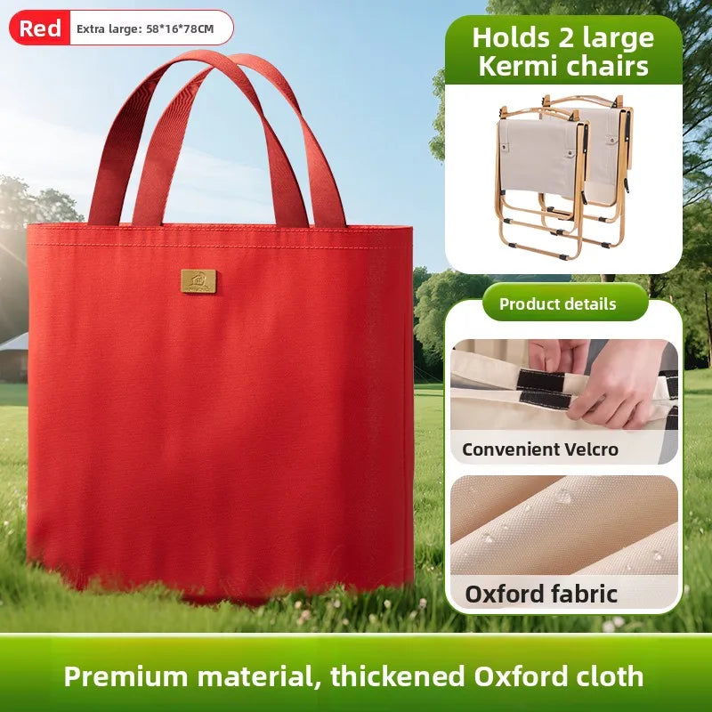 Thiened Ox Fabric Portable Folding Chair Storage Bag Outdoor Cam Carry Bag Durable Staing Chair Organizer