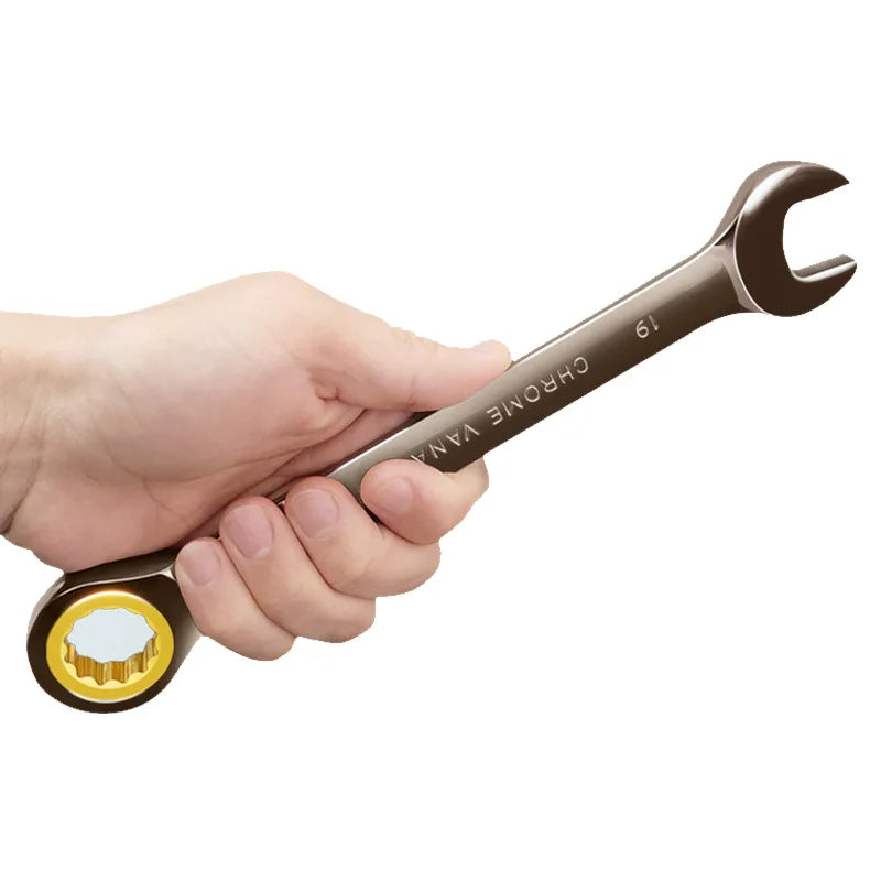 1 Piece Ratchet Spanner Combination Wrench Keys Gear Ring Tool Metric Universal Torx Wrench Repair Tool