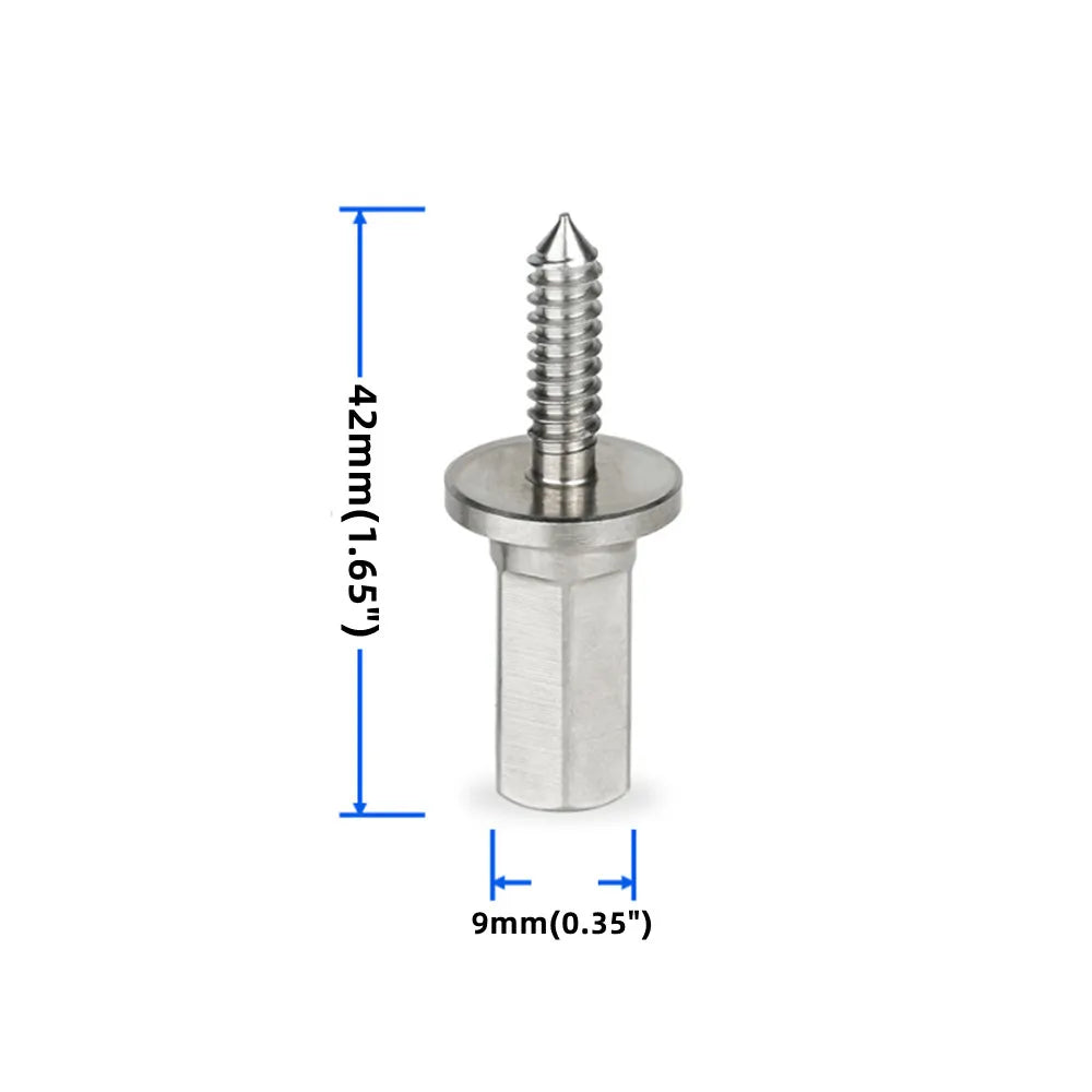 8 Holes Dowel Maker Jig Kit w/ Carbide Blades -Metric and Inch Woodworking Electric Drill Milling Dowel Round Rod Auxiliary Tool