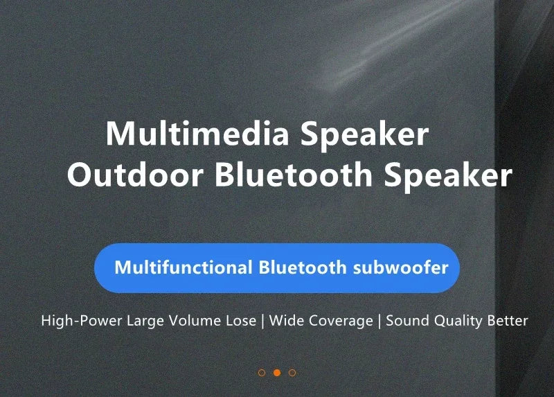 30W Wireless Column Big Power Stereo Portable Bluetooth Speaker Subwoofer Bass Party Speakers with Microphone Family Karaoke USB