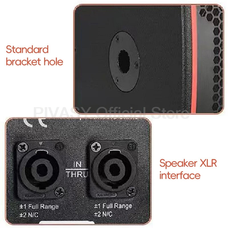 400W High Power Speakers 12 Inch Full Range Sound Box 15mm Thick Loud Speaker with Metal Mesh Audio For DJ Outdoor KTV Stage Use