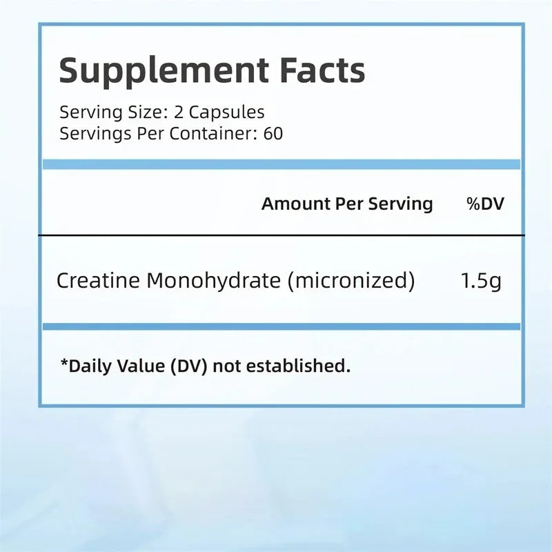 Creatine Monohydrate - Promote Muscle Recovery, Improve Athletic Performance, Improve Energy Endurance, Increase Muscle Mass