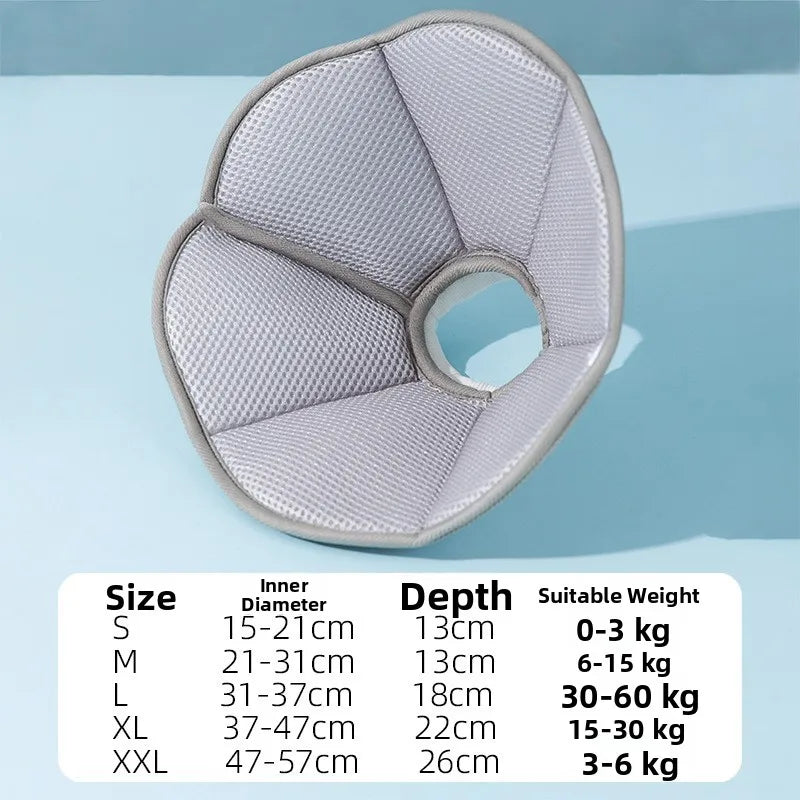 Pet Elizabethan Collar  Spay Neck Bracelet Waterproof Anti-Lick Small Medium Dog Bite Protection Head Cover Hipidog