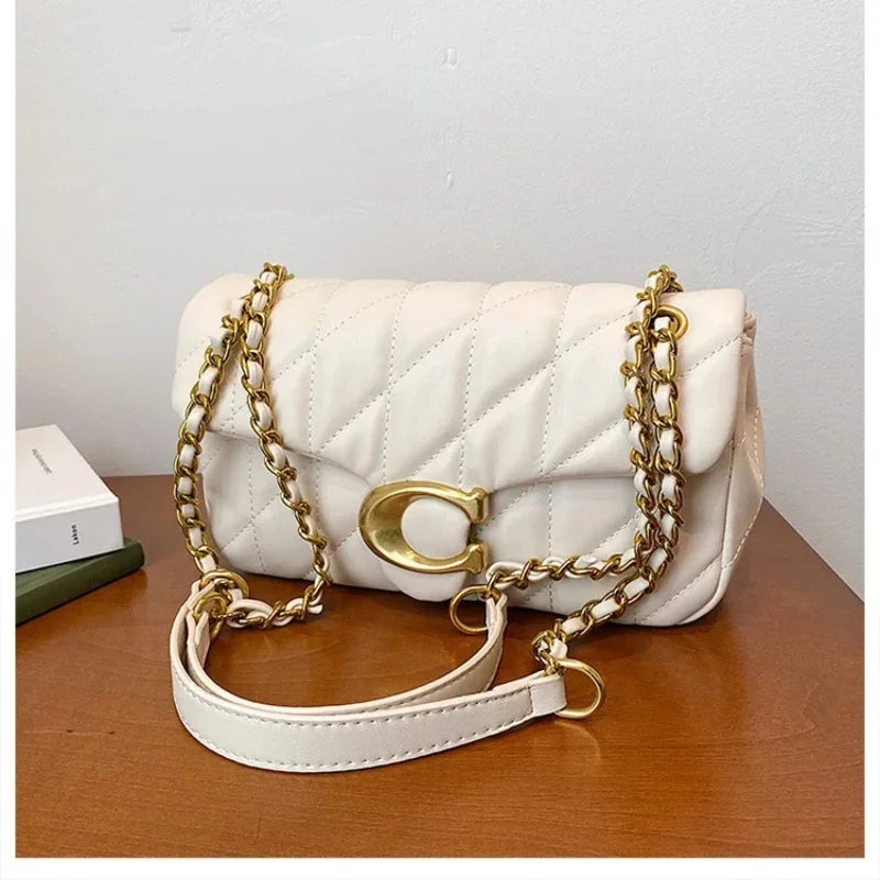 Advanced Chain Diamond Grid Bag, High-quality Women's Small Bag, Small Fragrant Style Crossbody Bag, New Bag, Shoulder Bag