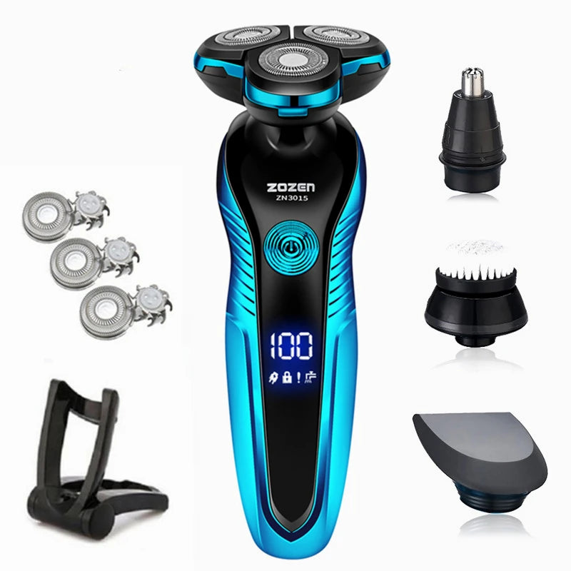ZOZEN New Electric Razor Electric Shaver Body Hair Clipper Shaving Machine for Men Women Cutting Hair Beard Trimmer Waterproof