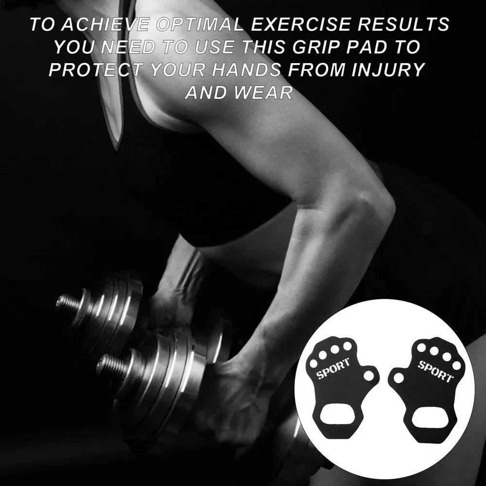 1Pair Lifting Grips Cross Training Weightlifting Palm Grips Hand Protection For Home Gym Fitness For Gymnastics Pull-Ups durable