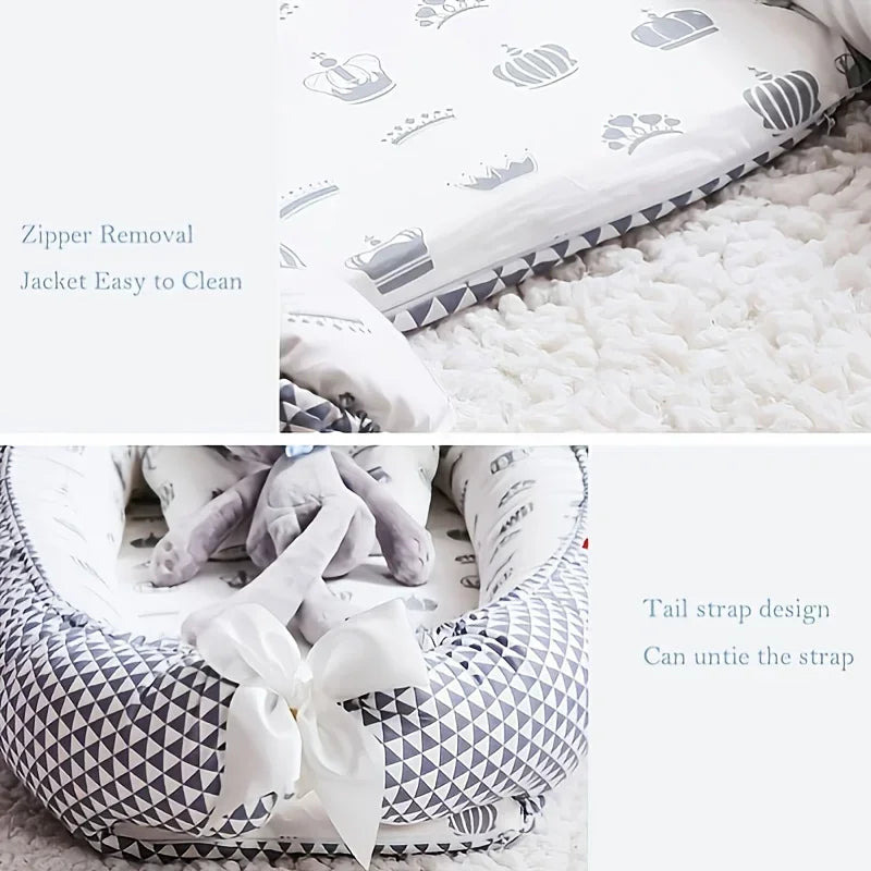 Cotton Baby Soft Bed Convenient Newborn Baby Bed Middle Bed Baby Enlarged Bed Baby Bed Circumference Baby Bed