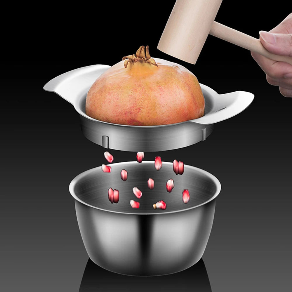 Stainless Steel Pomegranate Peeling Pulp Separator Kitchen Fruit Vegetable Tool Quick Peeler Seed Remover Kitchen Accessories