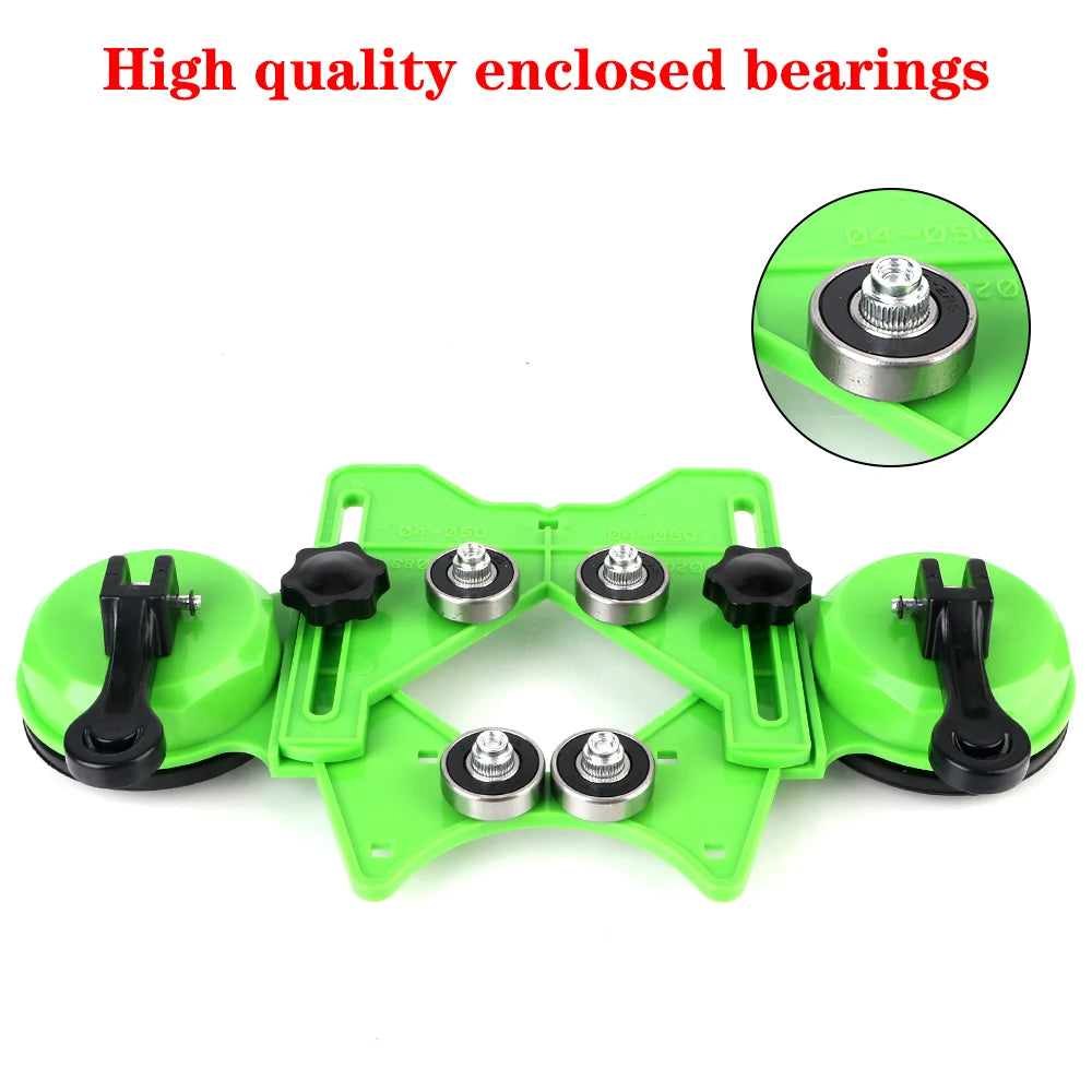 Guide Hole Locator Double Suction Cup Punch Drill Guide Drills Glass Tile Opening Locator 4-83mm Hole Centering Positioning