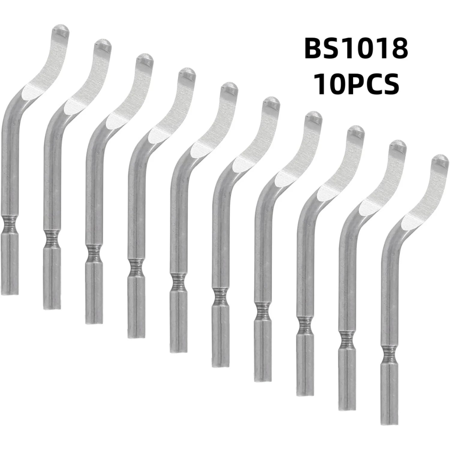 10PCS Deburring Blades Set High-Speed Steel Rotary Blades for Precision Deburring Compatible with Universal Deburring Tools