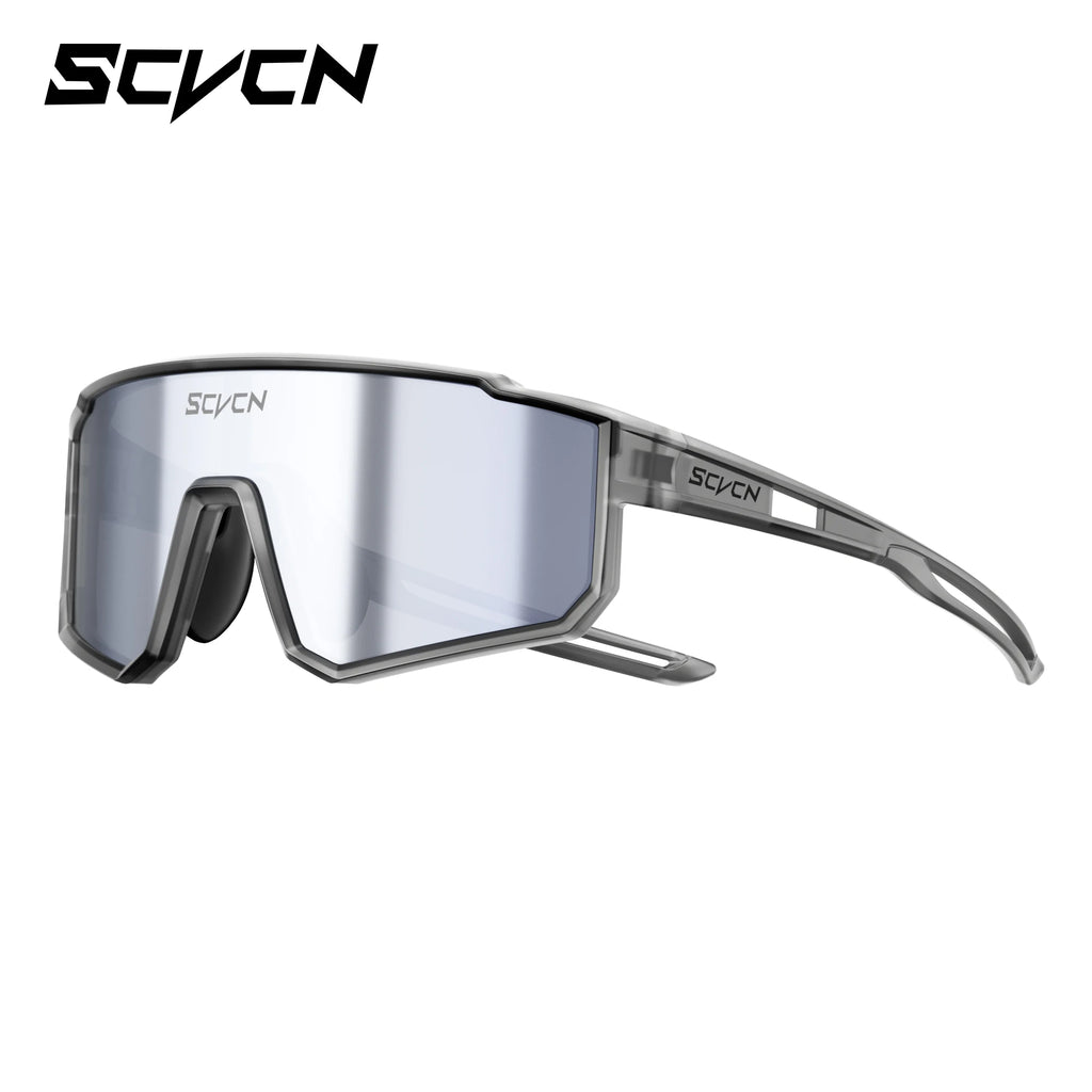 SCVCN New Photochromic Children Cycling Glasses Outdoor Sports Sunglasses Kids Road Bikes Cycling Eyewear UV400 Fashion Goggles